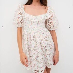 NWT For Love & Lemons Magnolia Mini Dress